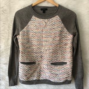J. Crew cotton blend sweater / top
